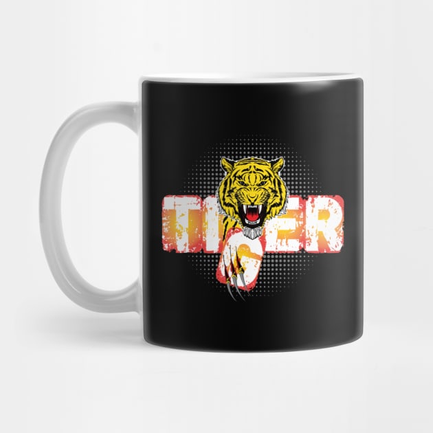 Angry Tiger by anbartshirts